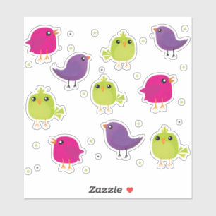 Sticker Petits oiseaux
