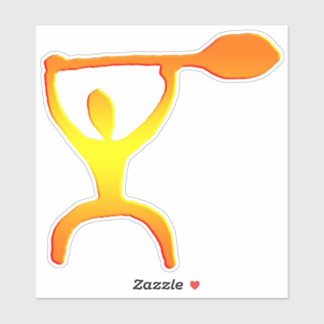 Sticker Petroglyph (Feuille)