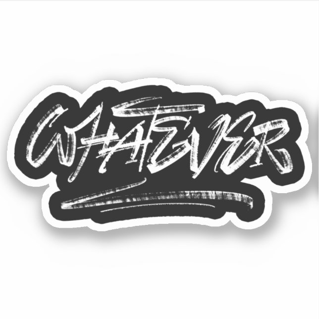 Sticker Peu importe (Devant)