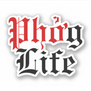 Sticker Phở g Life