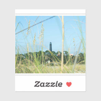 Sticker Phare de Pensacola à travers les herbes