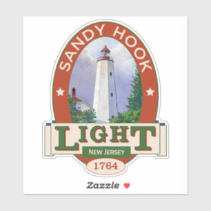 Sticker Phare de Sandy Hook
