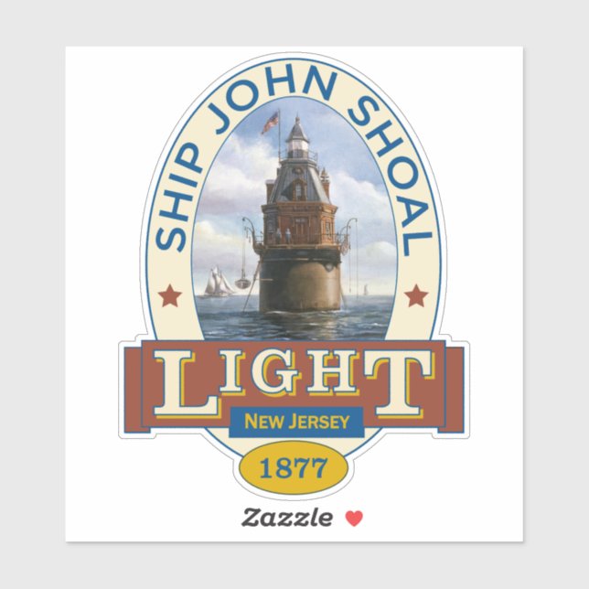 Sticker Phare de Ship John (Feuille)