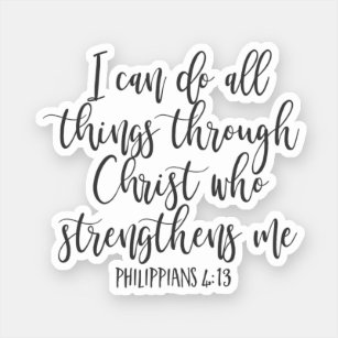 Sticker Philippiens 4:13 Je peux faire toutes les choses B