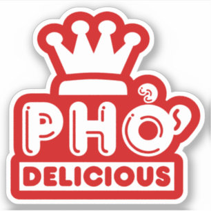 Sticker Pho King Delicious