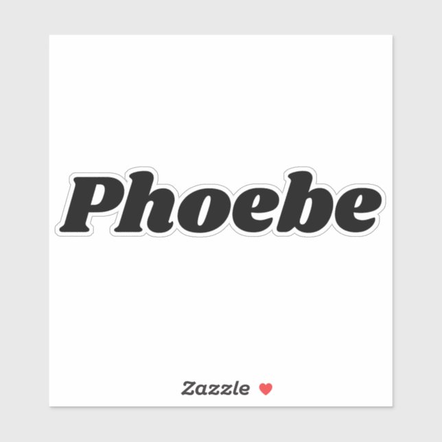 Sticker Phoebe (Feuille)