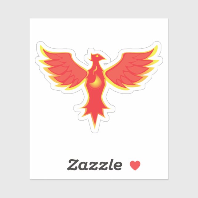 Sticker Phoenix (Feuille)
