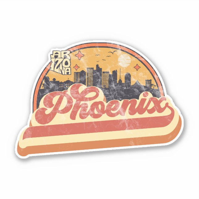 Sticker Phoenix, Arizona (Devant)