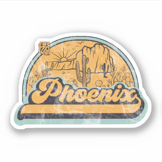 Sticker Phoenix, Arizona (Devant)