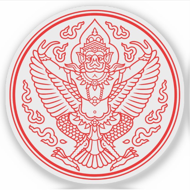 Sticker Phoque Garuda de Siam (Thaïlande) (Devant)