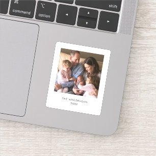 Sticker Photo Carré instantanée de style photo