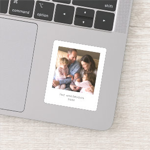 Sticker Photo Carré instantanée du style photo