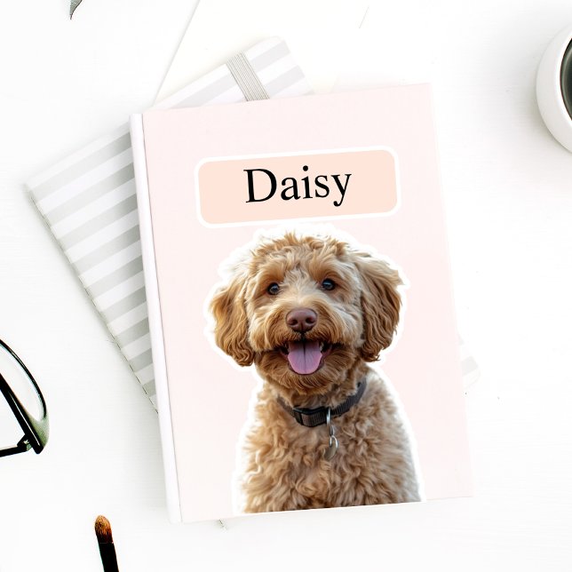 Sticker Photo de chien Empreinte de léopard personnalisée  (Créateur téléchargé)