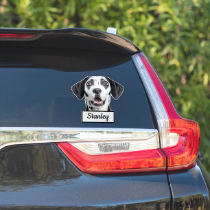 Sticker Photo de compagnie personnalisée   Nom personnalis
