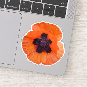 Sticker Photo de Coquelicot Rouge