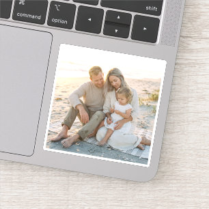 Sticker Photo de famille personnalisée