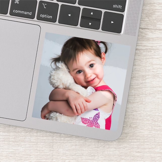 Sticker Photo de l'enfant, copain, conjoint, maman ou anim (Détail)