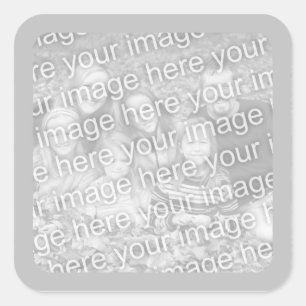 Sticker photo frontière argent