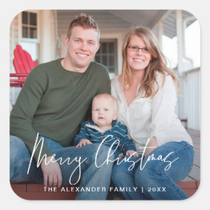 Sticker photo Joyeux Noël à la main