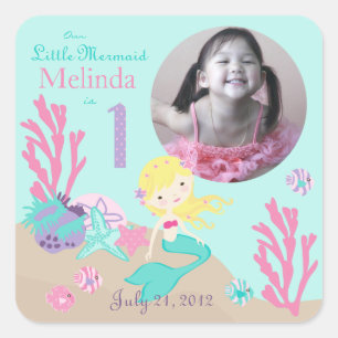 Sticker photo Little Mermaid Blonde 1