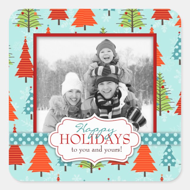 Sticker photo Noël amusant (Devant)