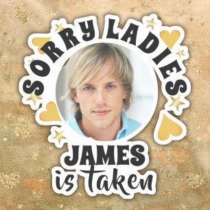 Sticker Photo personnalisée du marié pour enterrement de v