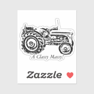 Sticker photo vintage Gray massey tracteur fergison