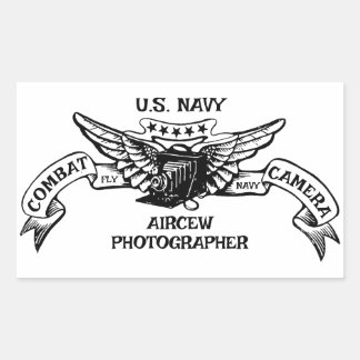 Sticker photographe de l'équipage de l'US Navy
