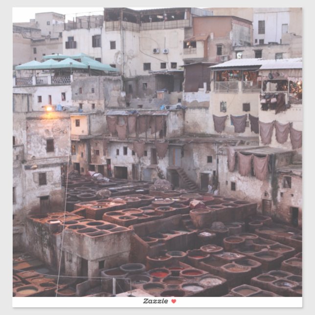 Sticker Photographie de rue au Maroc (Feuille)