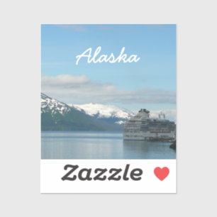 Sticker Photographie de voyage de croisière en Alaska