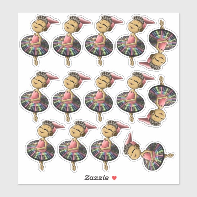 Sticker Pianos (Feuille)