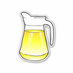Sticker Pichet de jus avec limonade
