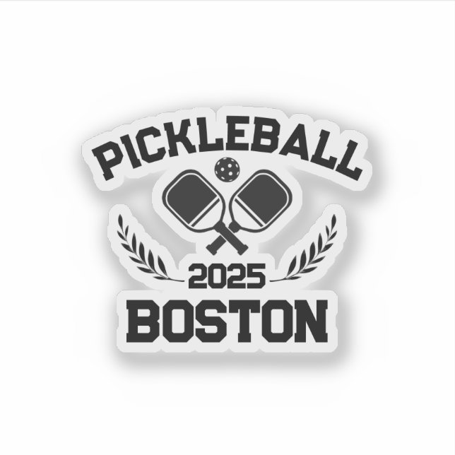Sticker Pickleball Boston 2025 Custom (Devant)