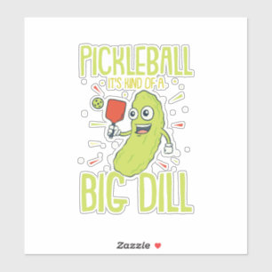 Sticker Pickleball C'est un peu un cadeau pour un jeu de r
