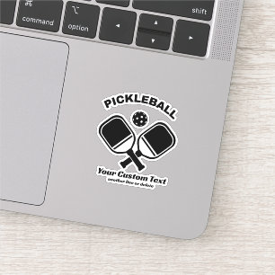 Sticker Pickleball Club Pickleball Paddle & Ball Custom