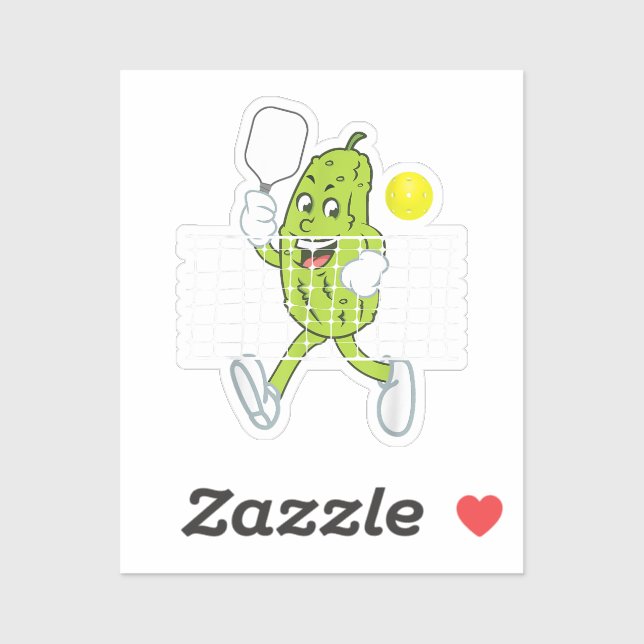 Sticker Pickleball Jouer - Drôle Pickleball Paddle (Feuille)