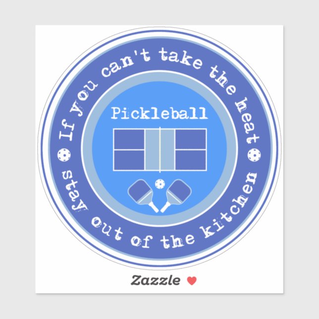 Sticker Pickleball : Si vous ne pouvez pas prendre la chal (Feuille)