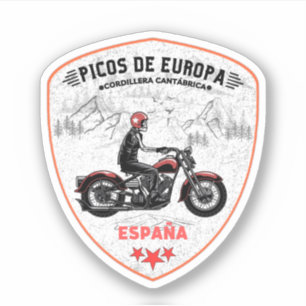 Sticker Picos de Europa chaîne Cantabrique espagnole