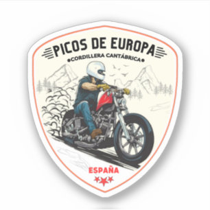 Sticker Picos de Europa montagnes Cantabriques espagnoles