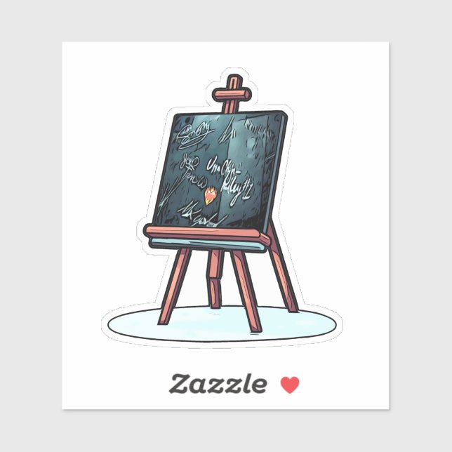 Sticker Pièce du musée signature (Feuille)