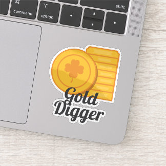 Sticker Pièces d'or de la Saint-Patrick