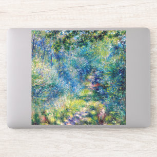 Sticker Pierre-Auguste Renoir - Chemin dans la Forêt