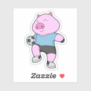 Sticker Pig Soccer joueur Soccer