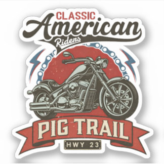 Sticker Pig Trail Scenic Byway arkansas motorcycle gifts