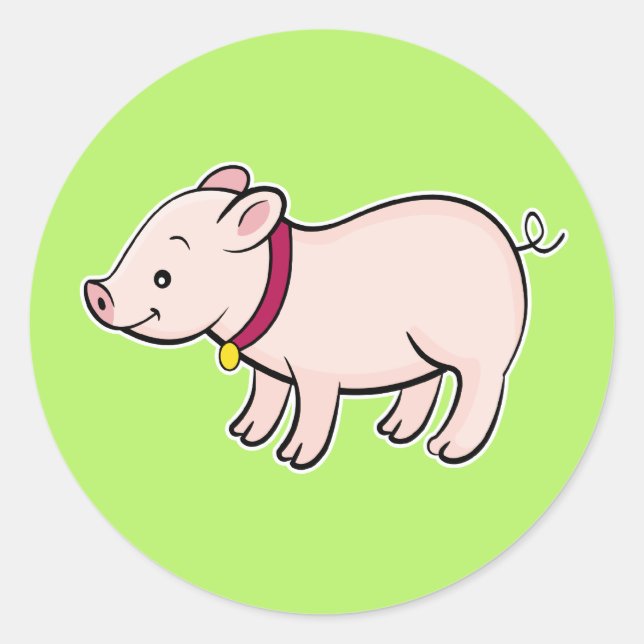 Sticker Piggy Cute (Devant)