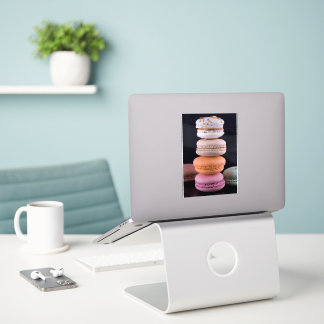 Sticker Pile coloré de macarons français