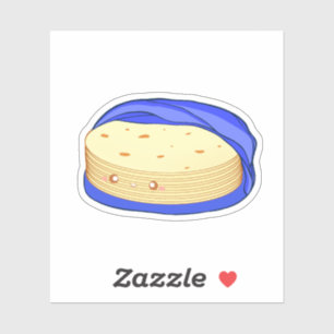 Sticker Pile de tortillas de farine