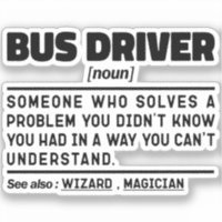Pilote de bus Noun Définition Conduite Lover Cool 