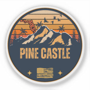 Sticker Pine Castle, Floride 
