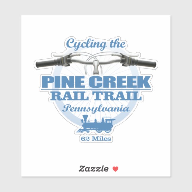 Sticker Pine Creek Rail Trail (H2) (Feuille)